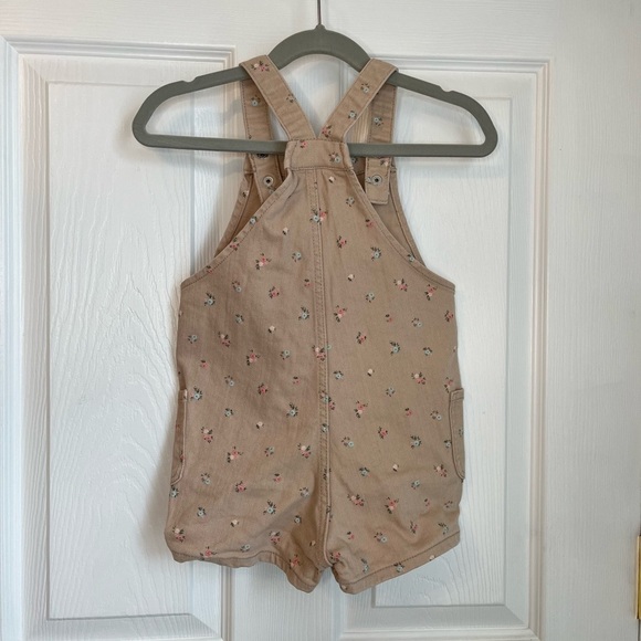 H&M 18m Floral Overalls - Picture 2 of 2